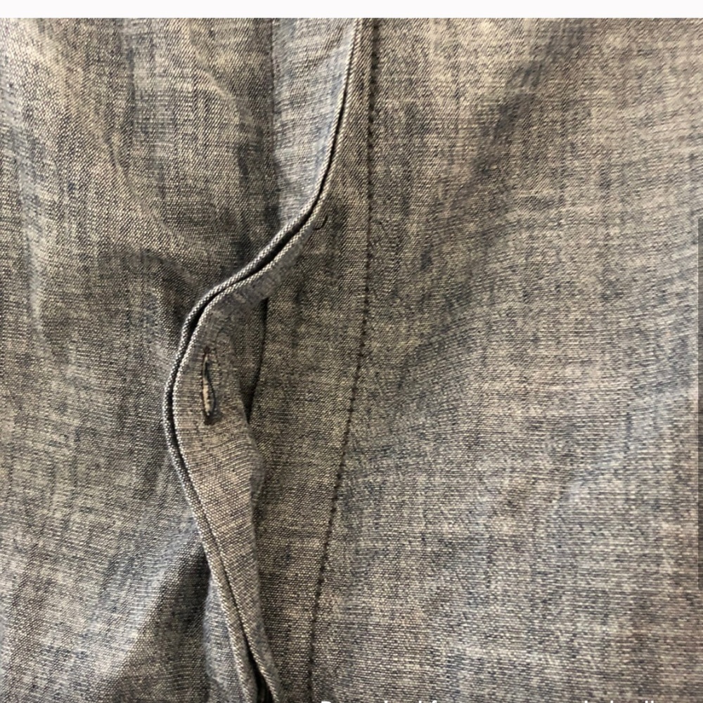 Fei Anthropologie Shirt Dress Button Down Chambray - Picture 3 of 5